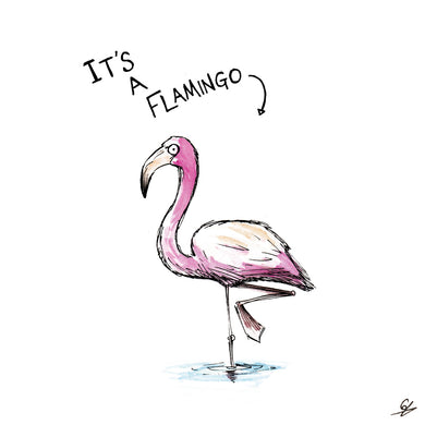 It's A Flamingo Card