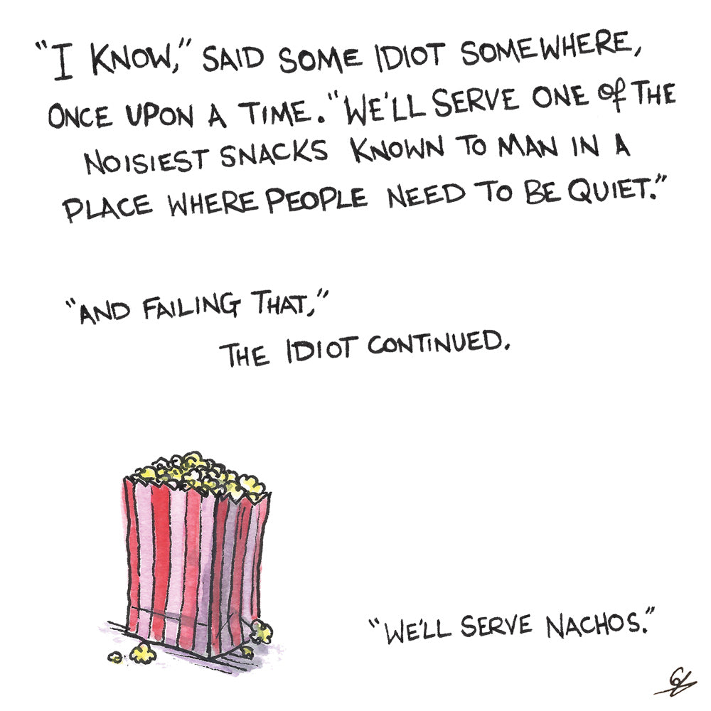 The Invention of Popcorn in Cinemas